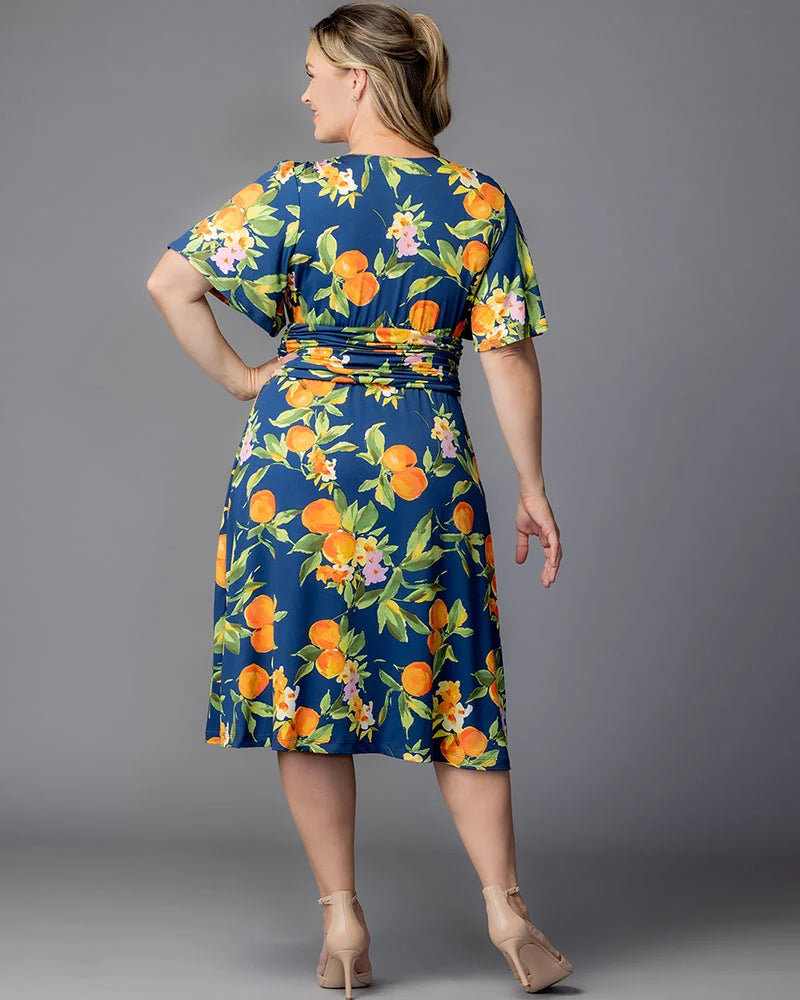 Jemma Ruched Tie Dress