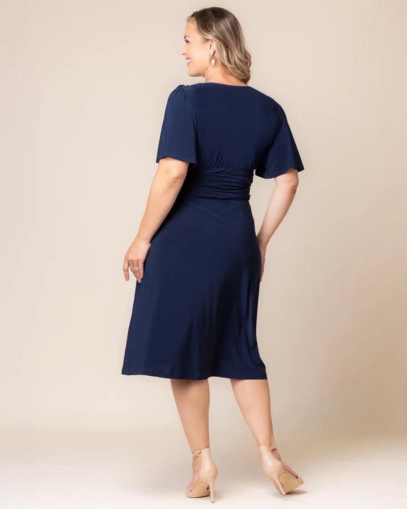Jemma Ruched Tie Dress
