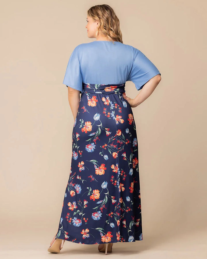 Havana Colorblocked Maxi Dress - Sale!