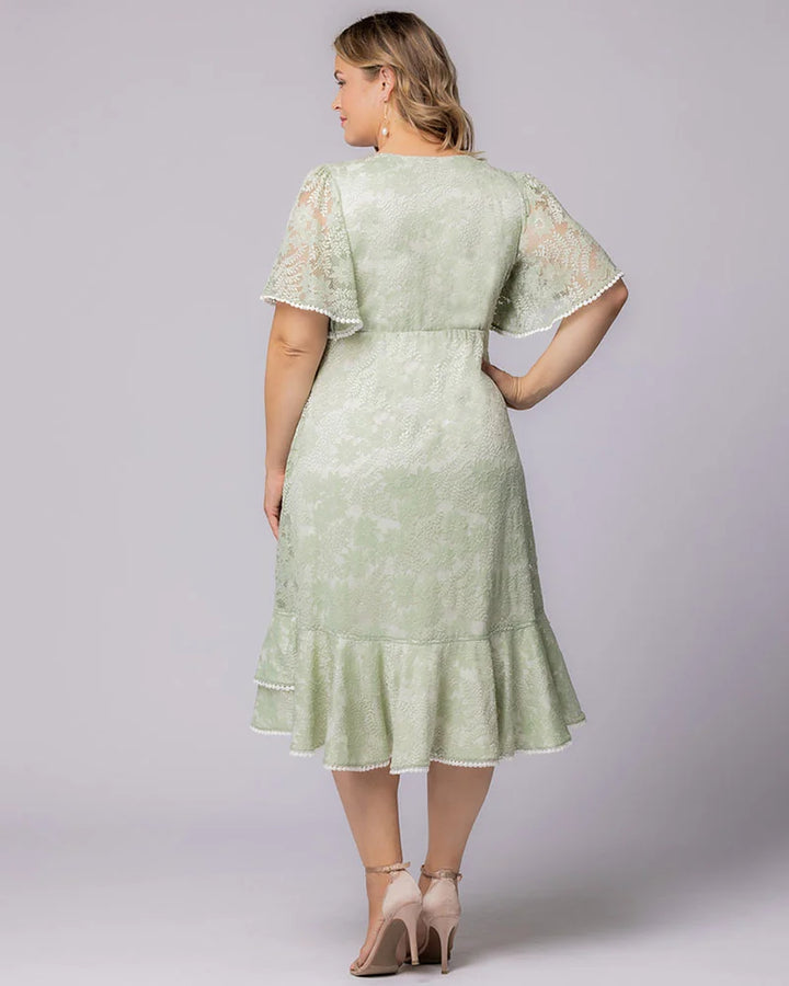 Palermo Lace Faux Wrap Cocktail Dress - Sale!