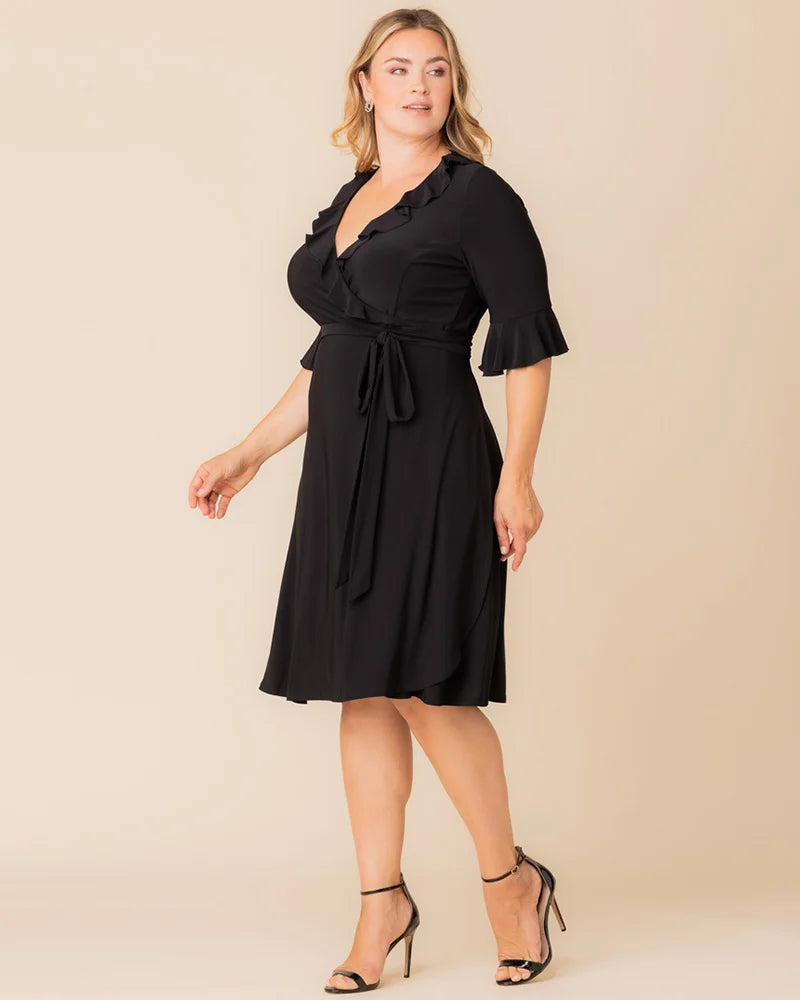 Barcelona Midi Wrap Dress - Sale!