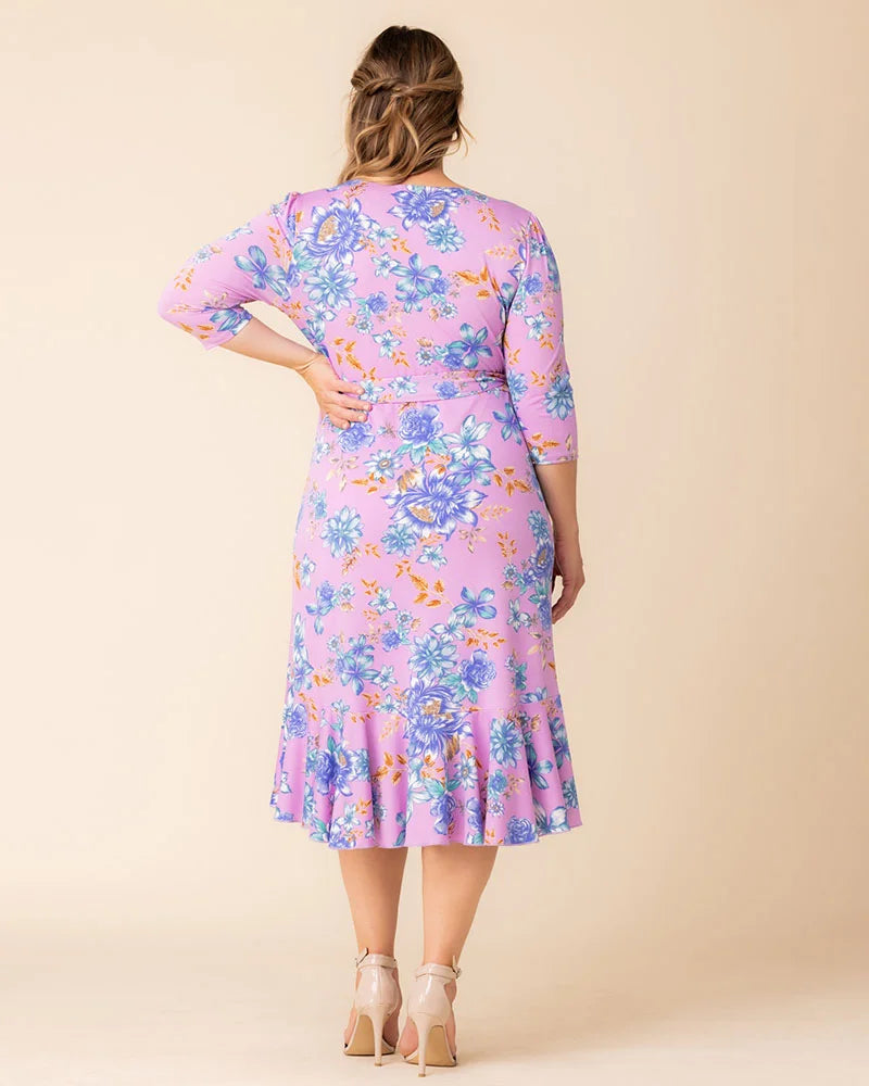 Flirty Flounce Wrap Dress - Sale!