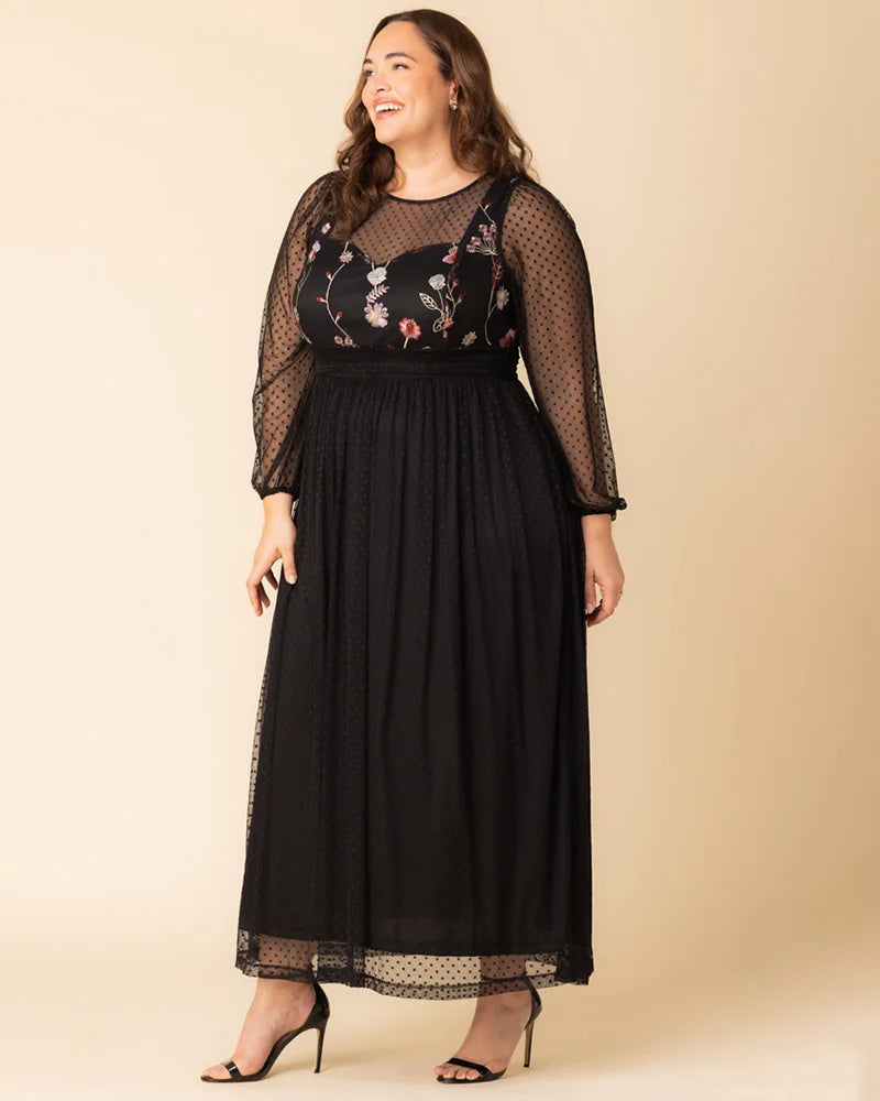 Mystique Mixed Media Evening Gown - Sale!