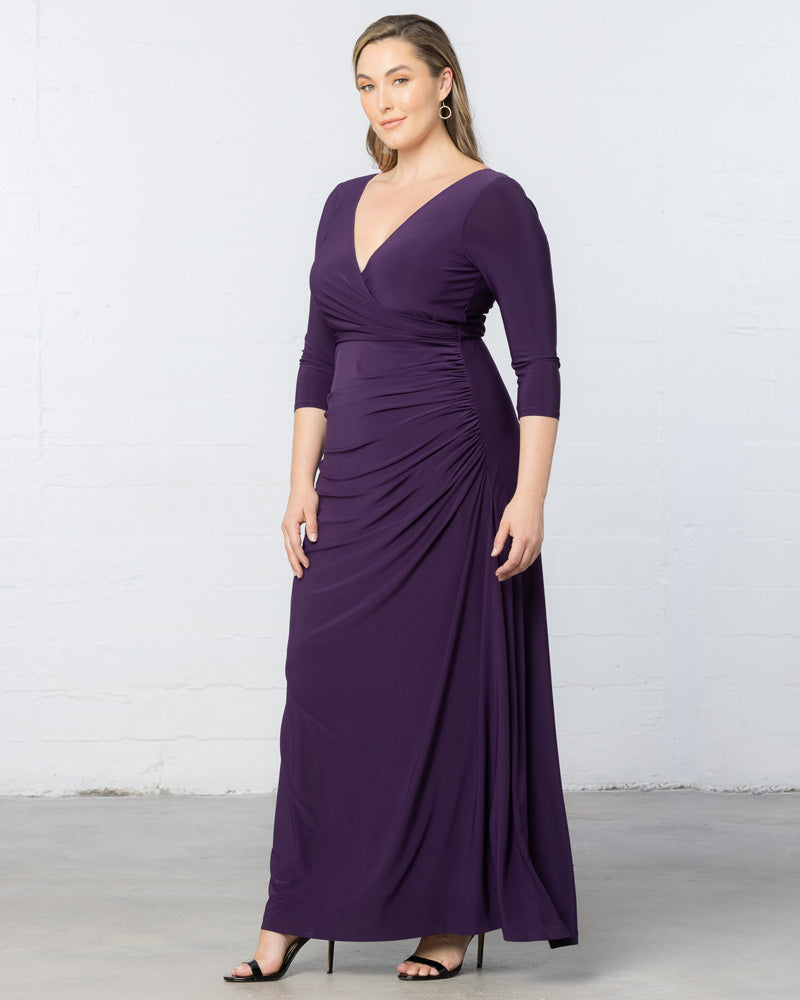 Gala Glam Evening Gown with Sleeves - Sale!