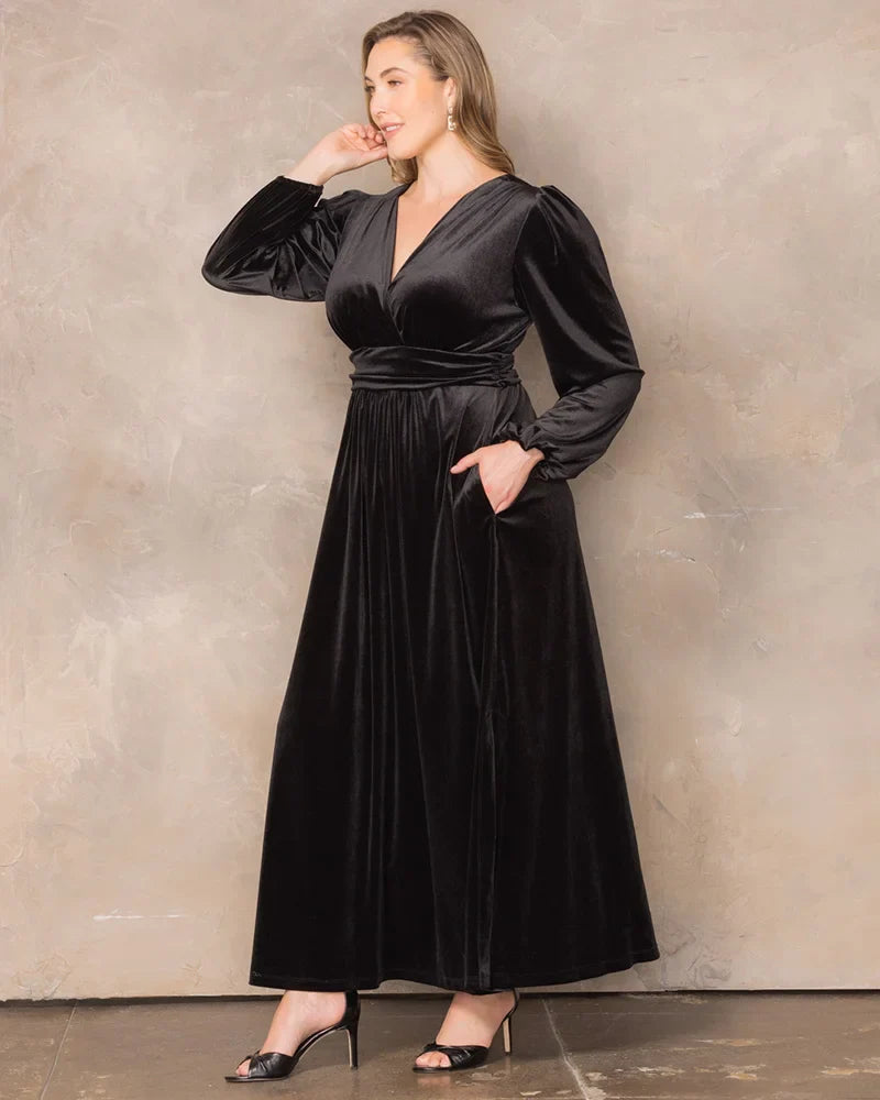 Vivienne Velvet Evening Gown - Sale!