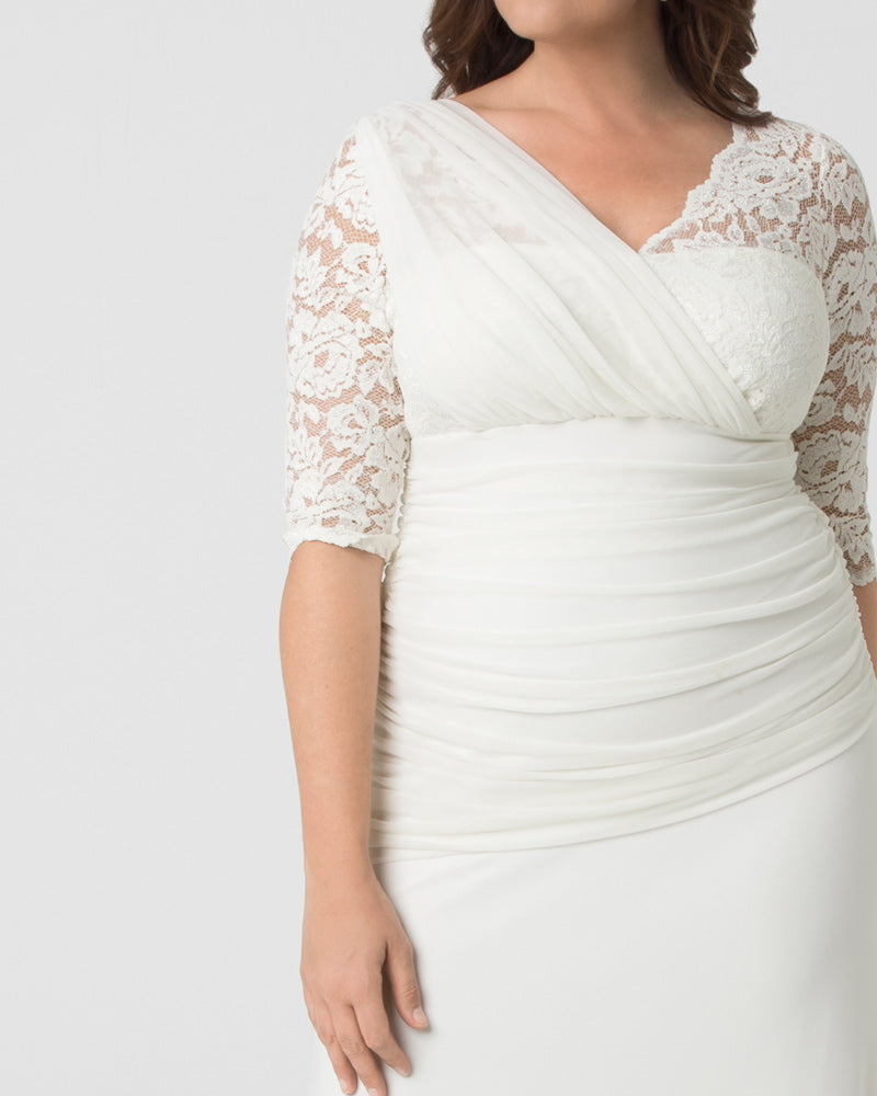Elegant Aisle Wedding Gown