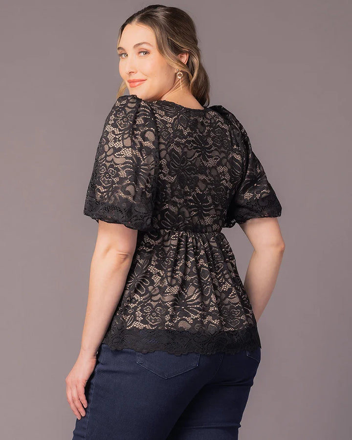 Winsome Lace Peplum Top - Sale!