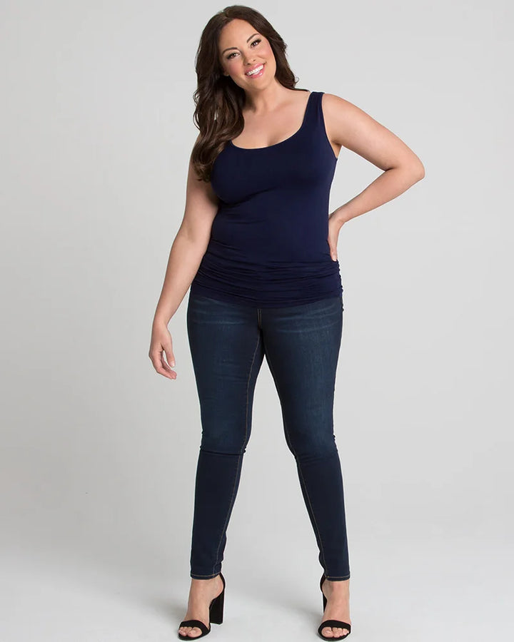 Plus Size Scoopneck Tank by Skinnytees