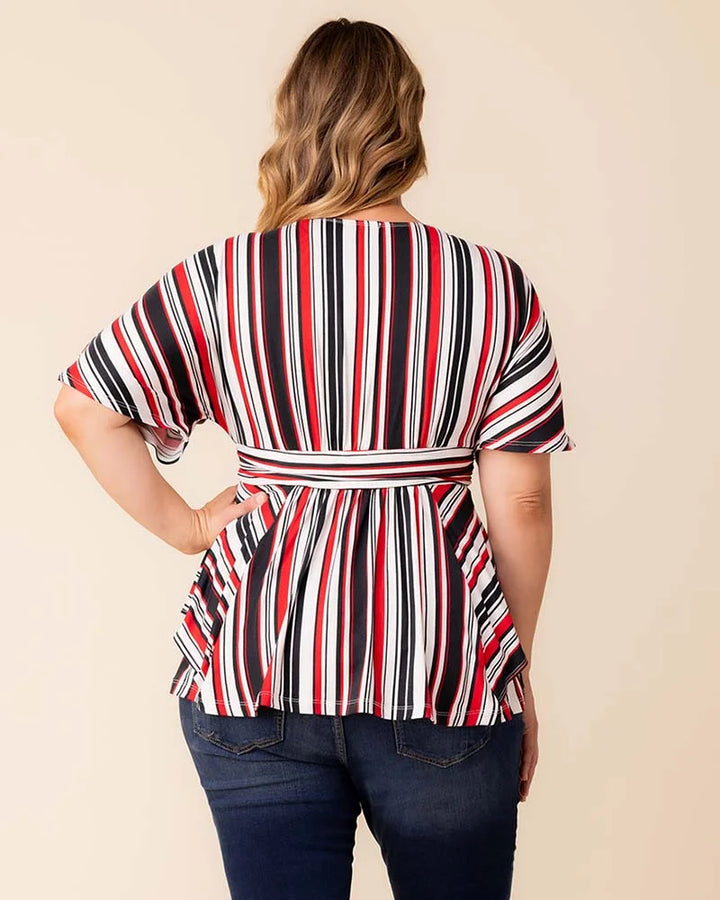 Delete - Boulevard Striped Top - Sale!
