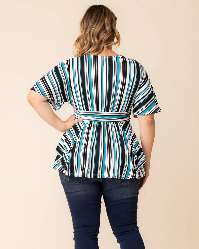 Delete - Boulevard Striped Top - Sale!