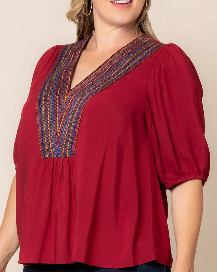 Tacoma Trim Neckline Top