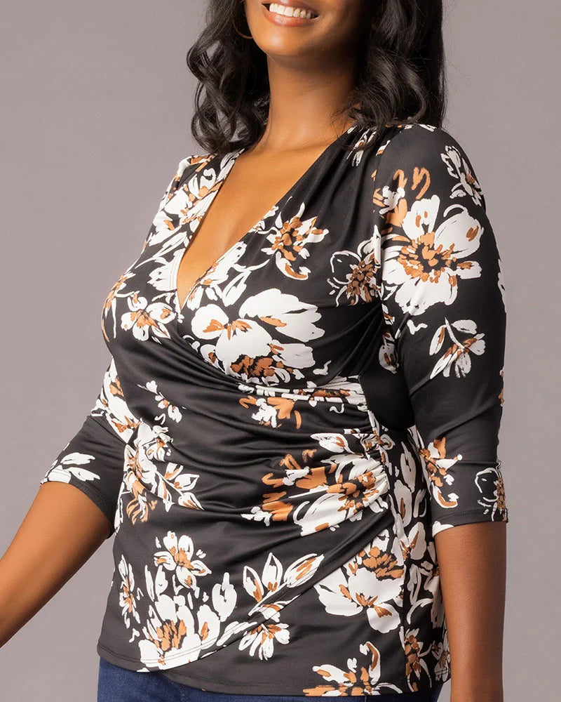 Femme Fatale Faux Wrap Top - Sale!
