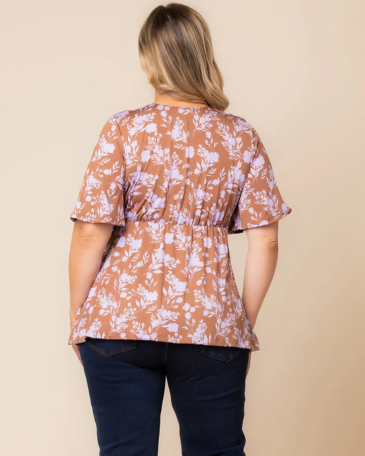 Abby Twist Front Top