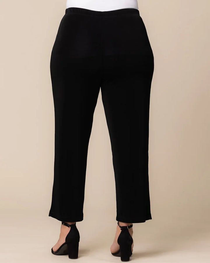 Classic Petite Pull-On Straight Leg Pants by Vikki Vi