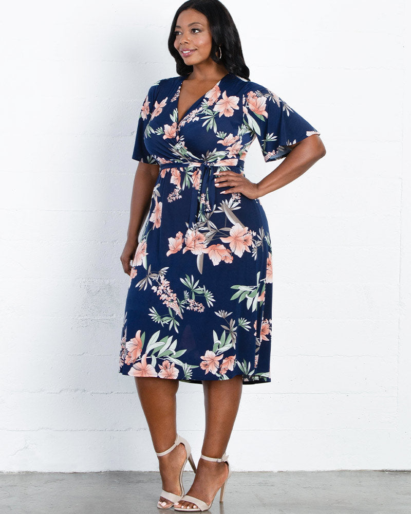 Melody Faux Wrap Dress - Sale!