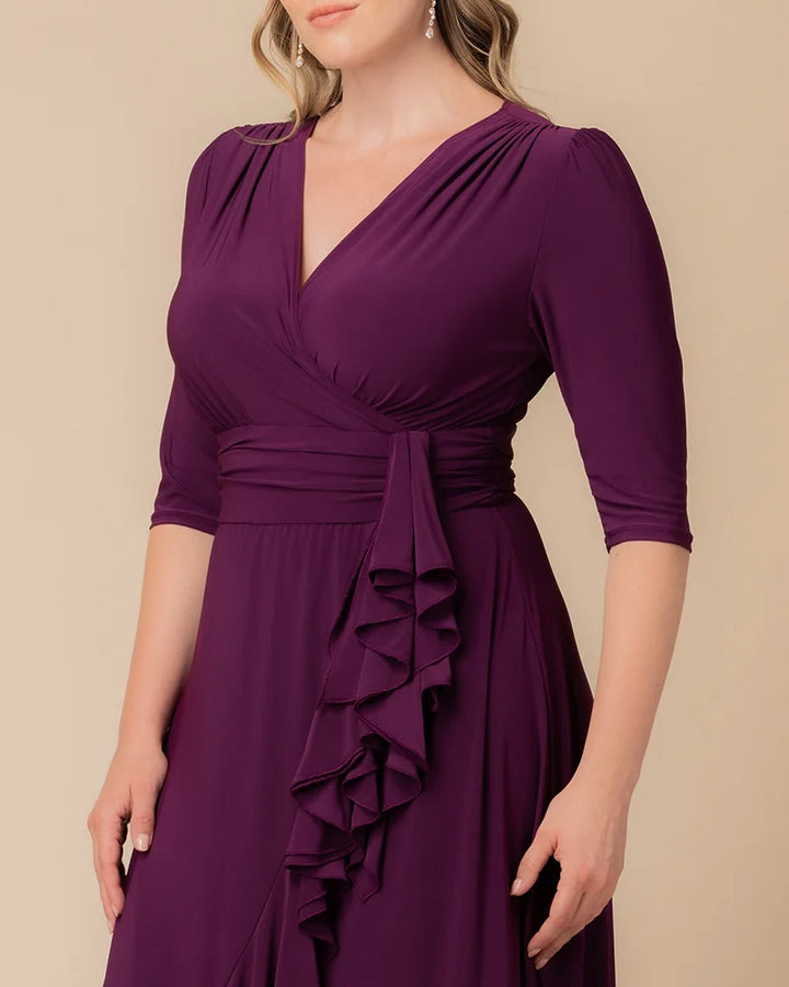 Veronica Ruffled Evening Gown