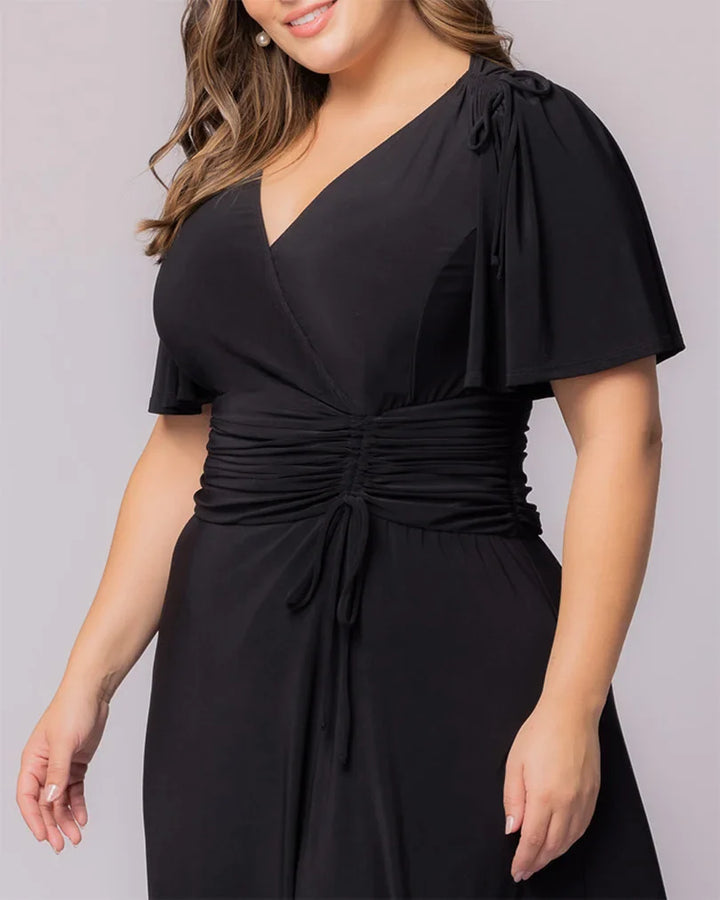 Jemma Ruched Tie Dress