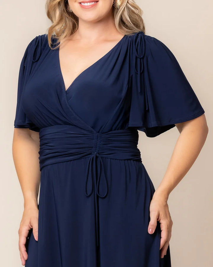 Jemma Ruched Tie Dress