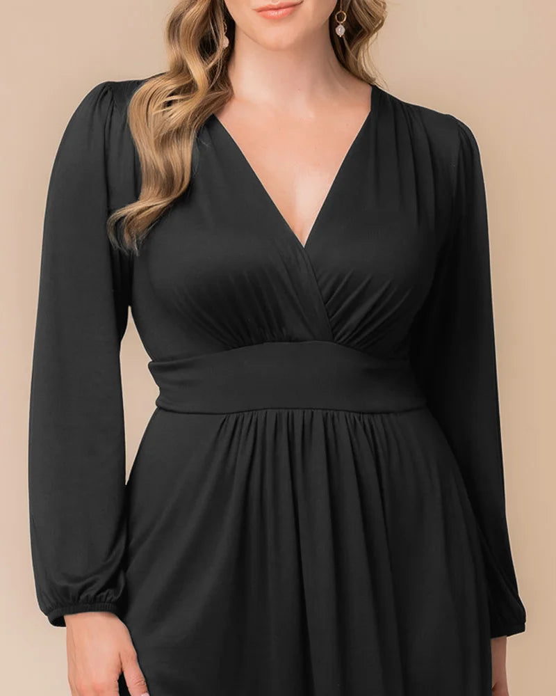 Diana Long Sleeve Midi Dress