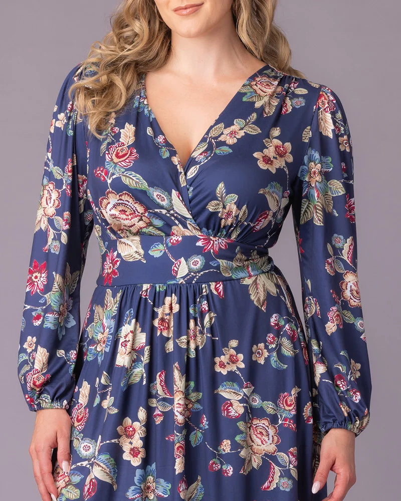 Diana Long Sleeve Midi Dress
