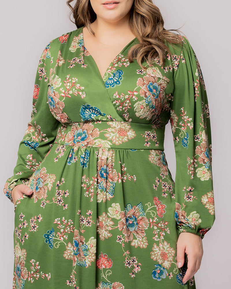 Diana Long Sleeve Midi Dress - Sale!