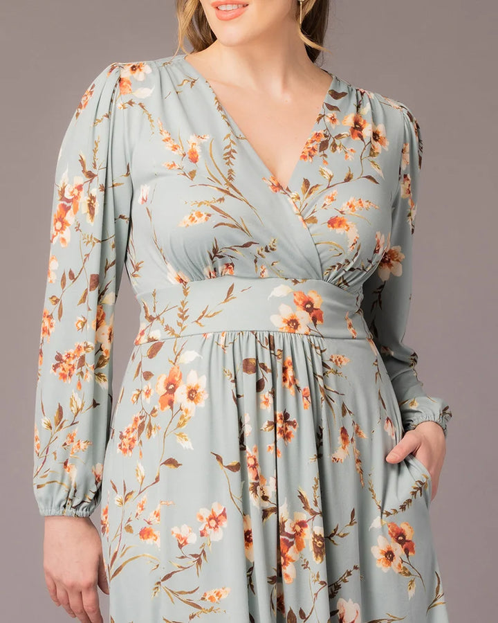 Diana Long Sleeve Midi Dress - Sale!