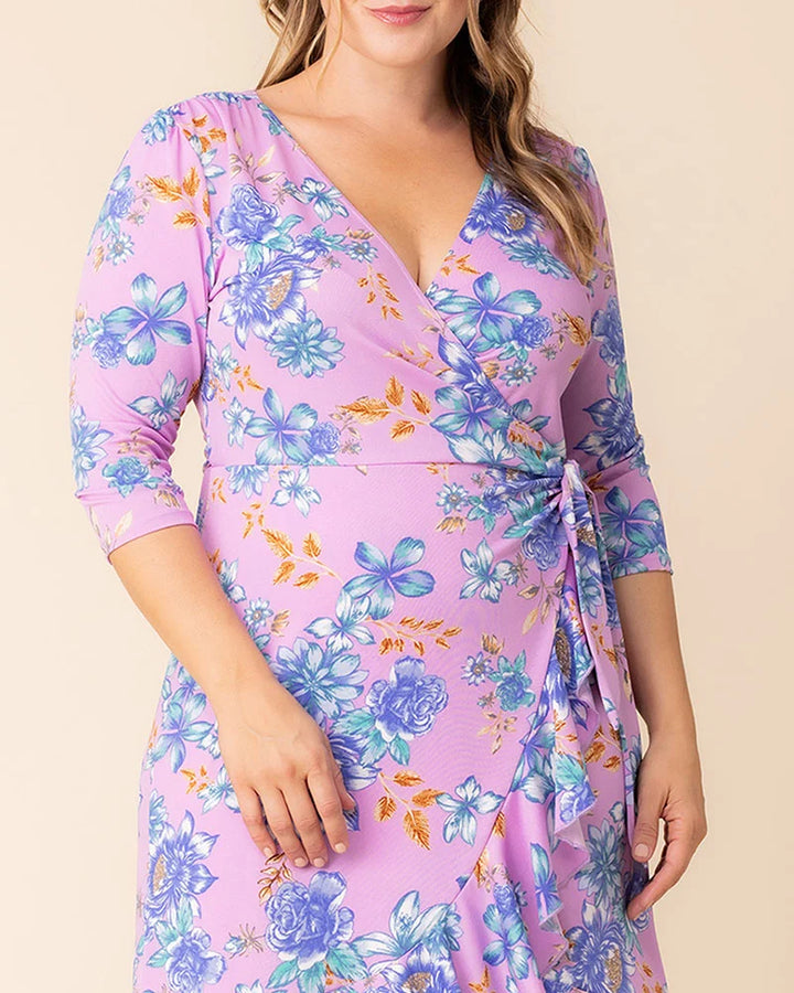 Flirty Flounce Wrap Dress - Sale!