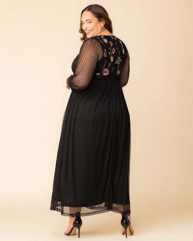Mystique Mixed Media Evening Gown - Sale!