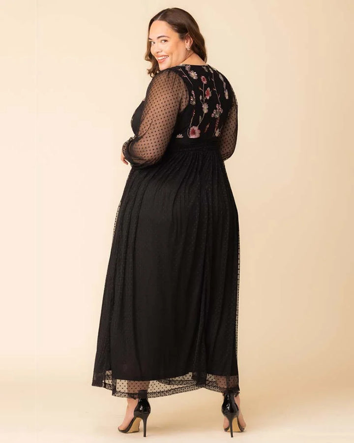Mystique Mixed Media Evening Gown - Sale!