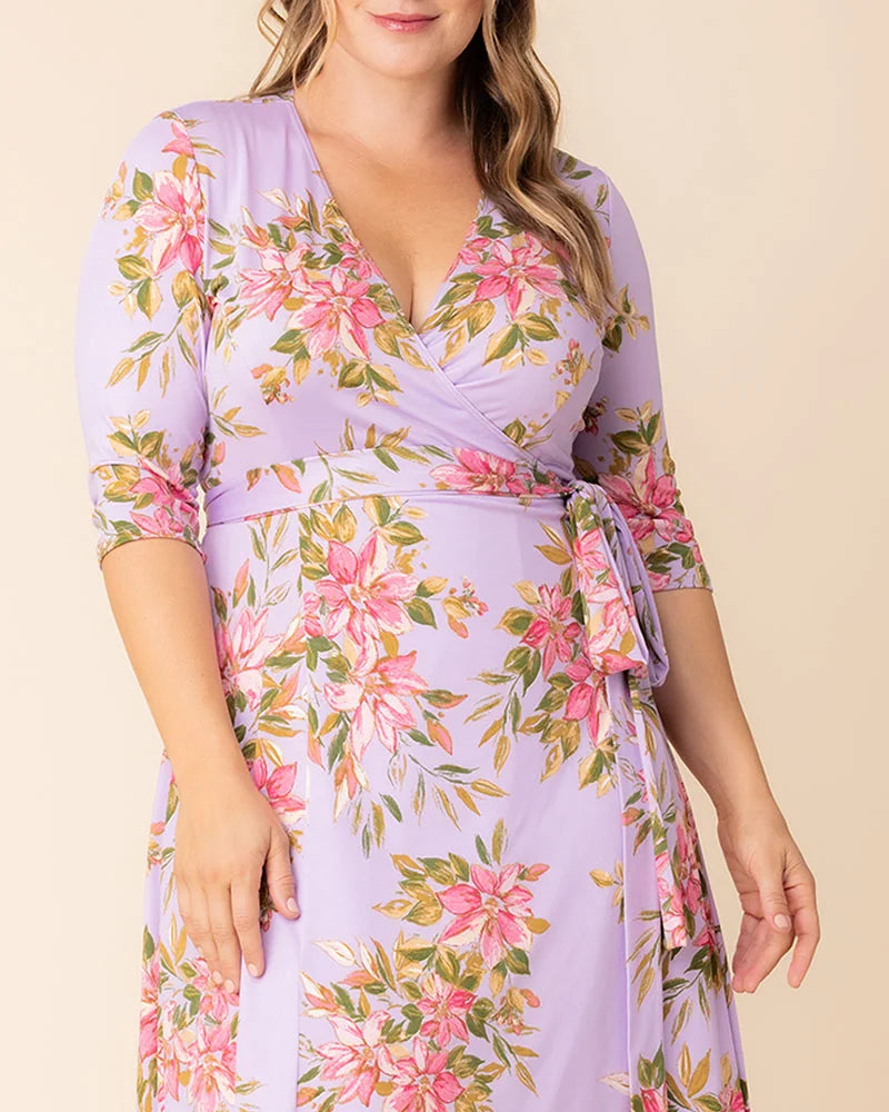 Signature Print Wrap Dress - Sale!