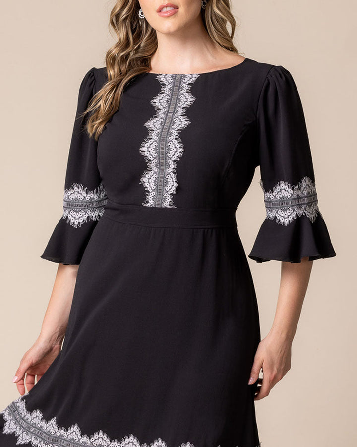 Villa Lace Trim Cocktail Dress - Sale!