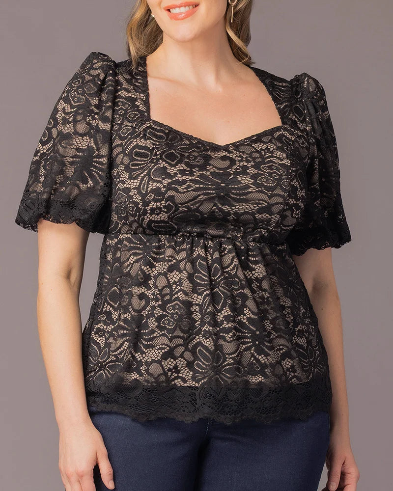 Winsome Lace Peplum Top - Sale!