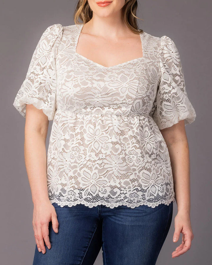 Winsome Lace Peplum Top - Sale!