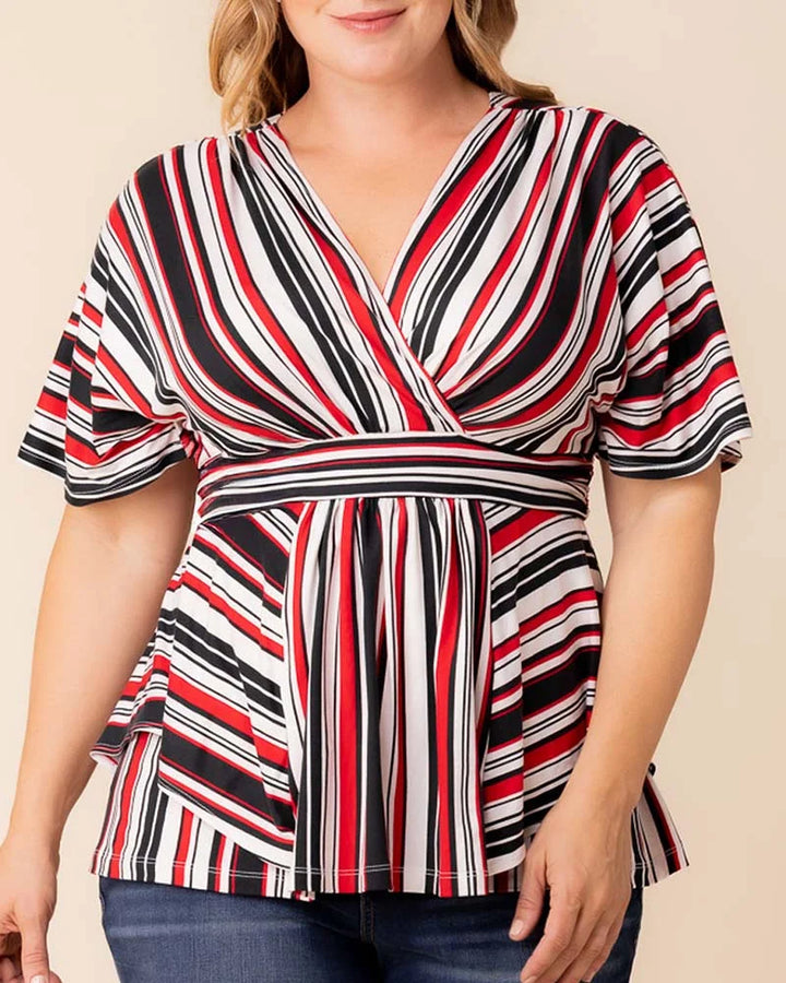 Delete - Boulevard Striped Top - Sale!