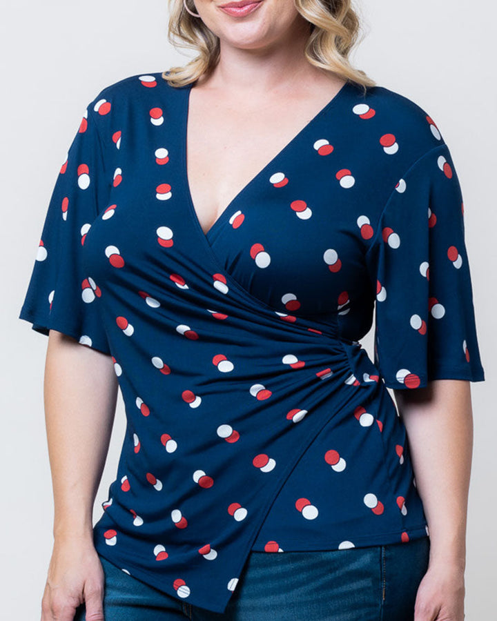 Stella Faux Wrap Top - Sale!