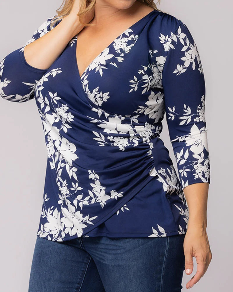 Femme Fatale Faux Wrap Top - Sale!