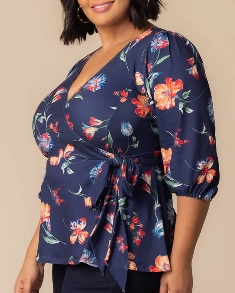 Nina Wrap Top