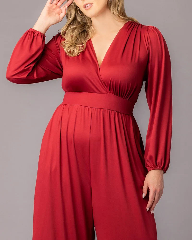 Brigitte Long Sleeve Jumpsuit - Sale!