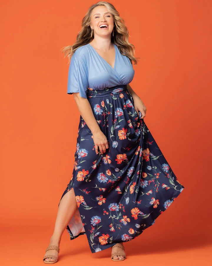 Havana Colorblocked Maxi Dress - Sale!