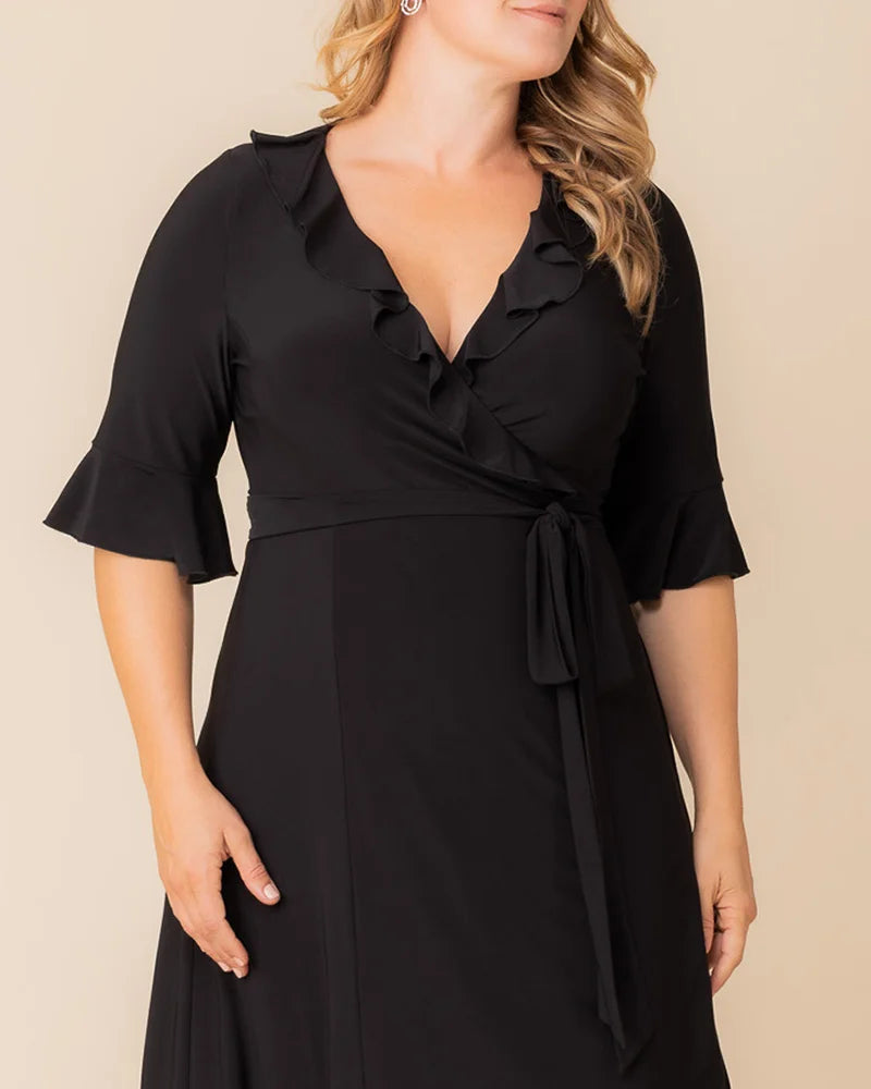 Barcelona Midi Wrap Dress - Sale!