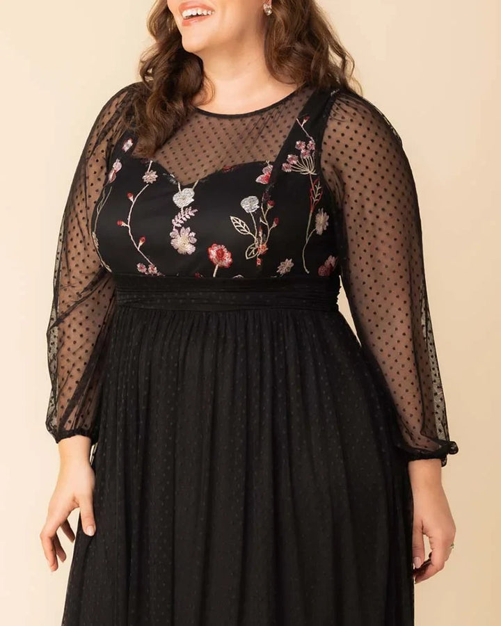 Mystique Mixed Media Evening Gown - Sale!
