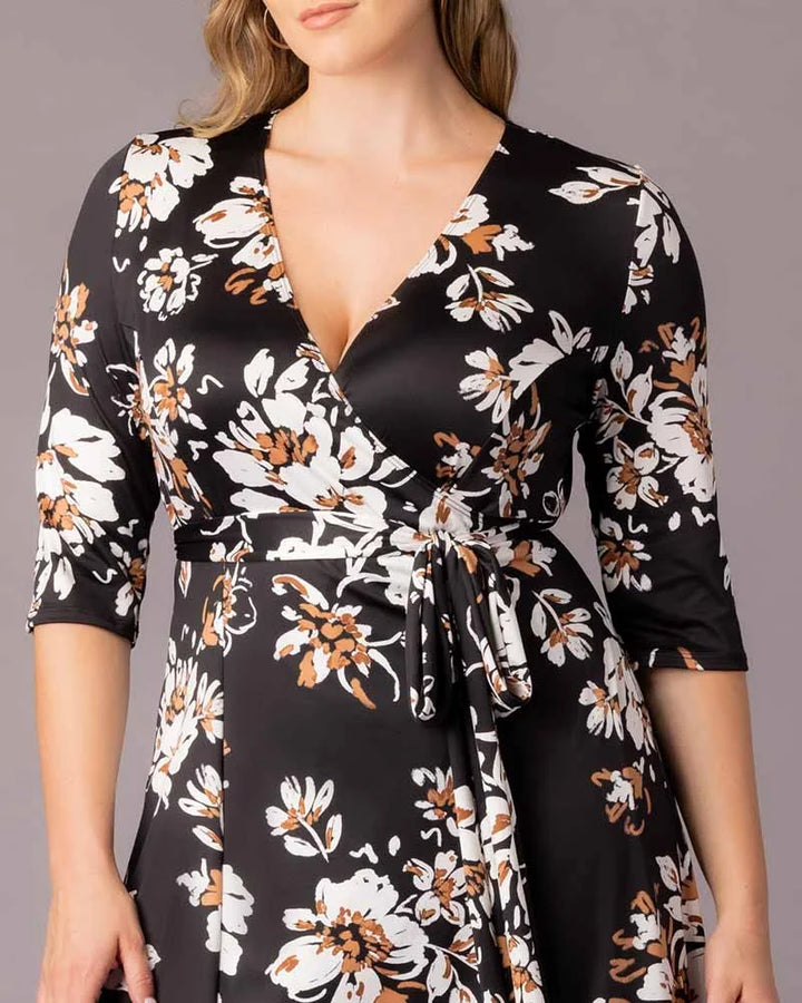 Signature Print Wrap Dress - Sale!