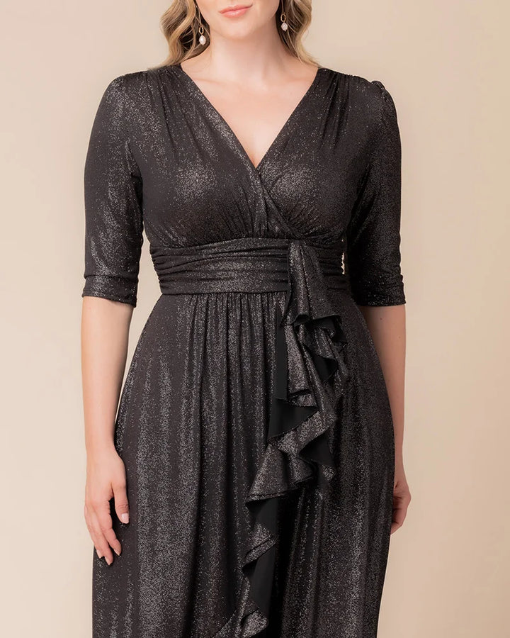 Glimmer Ruffle Evening Gown - Sale!