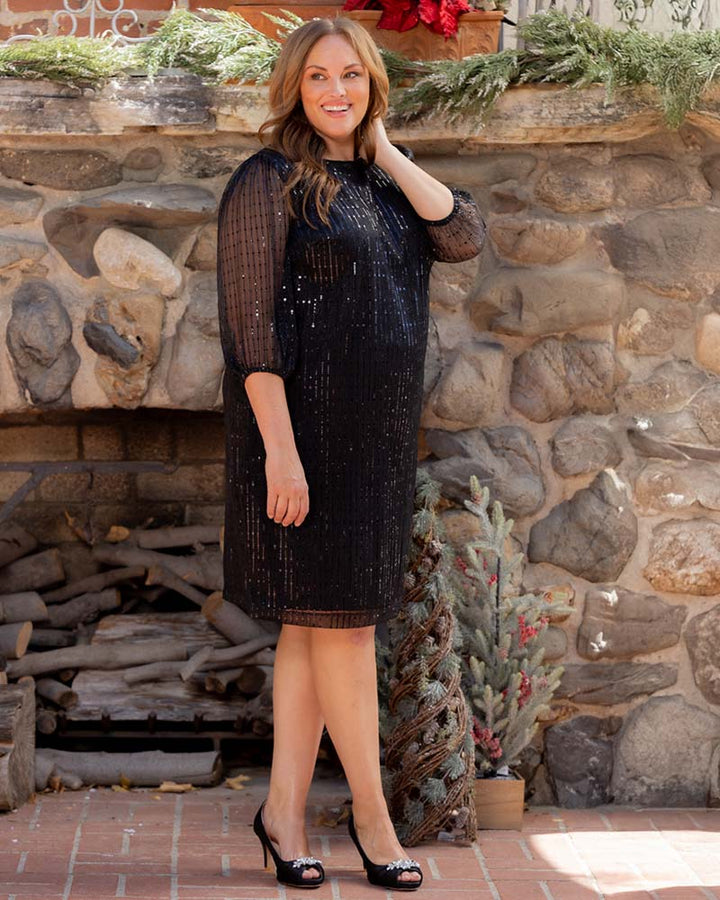Sequin Splendor Shift Dress - Sale!