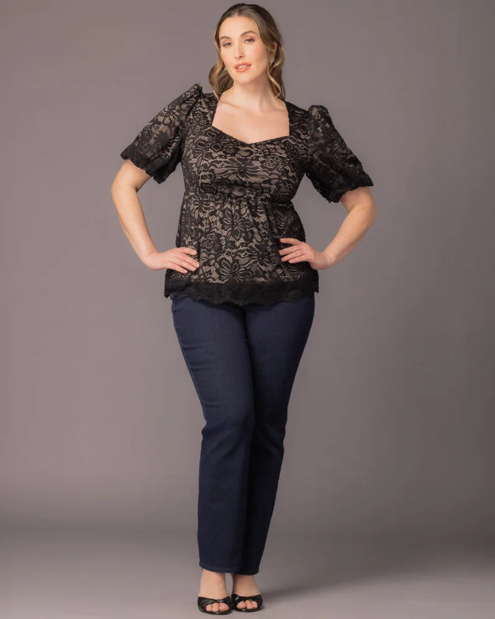 Winsome Lace Peplum Top - Sale!