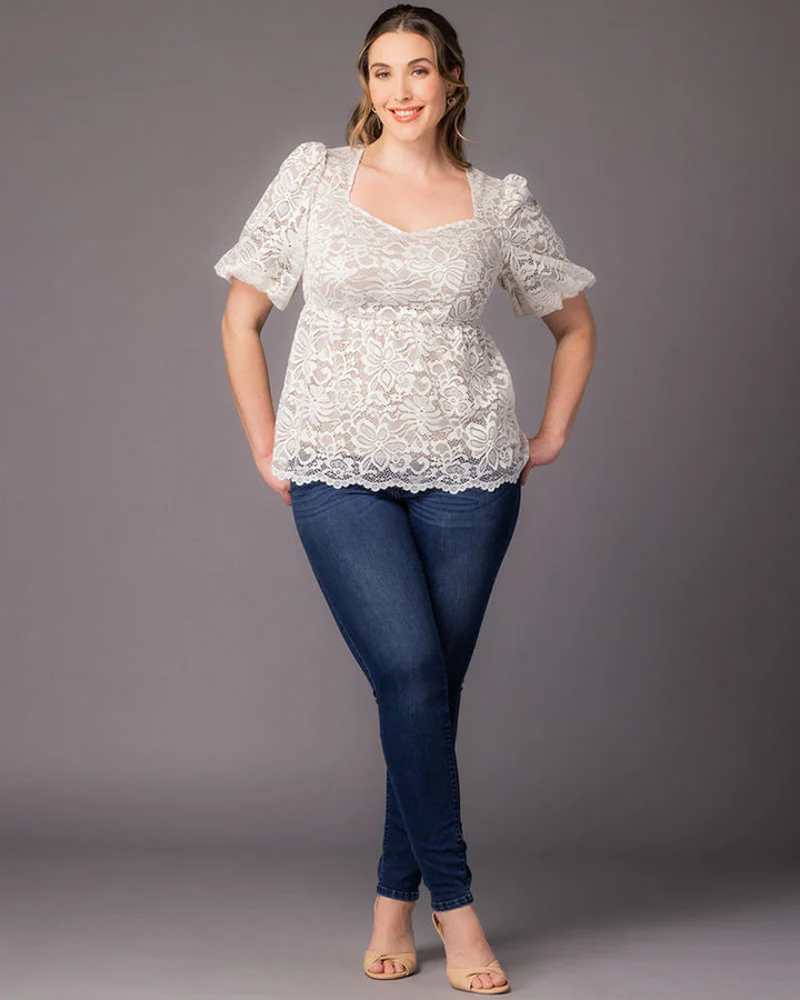 Winsome Lace Peplum Top - Sale!