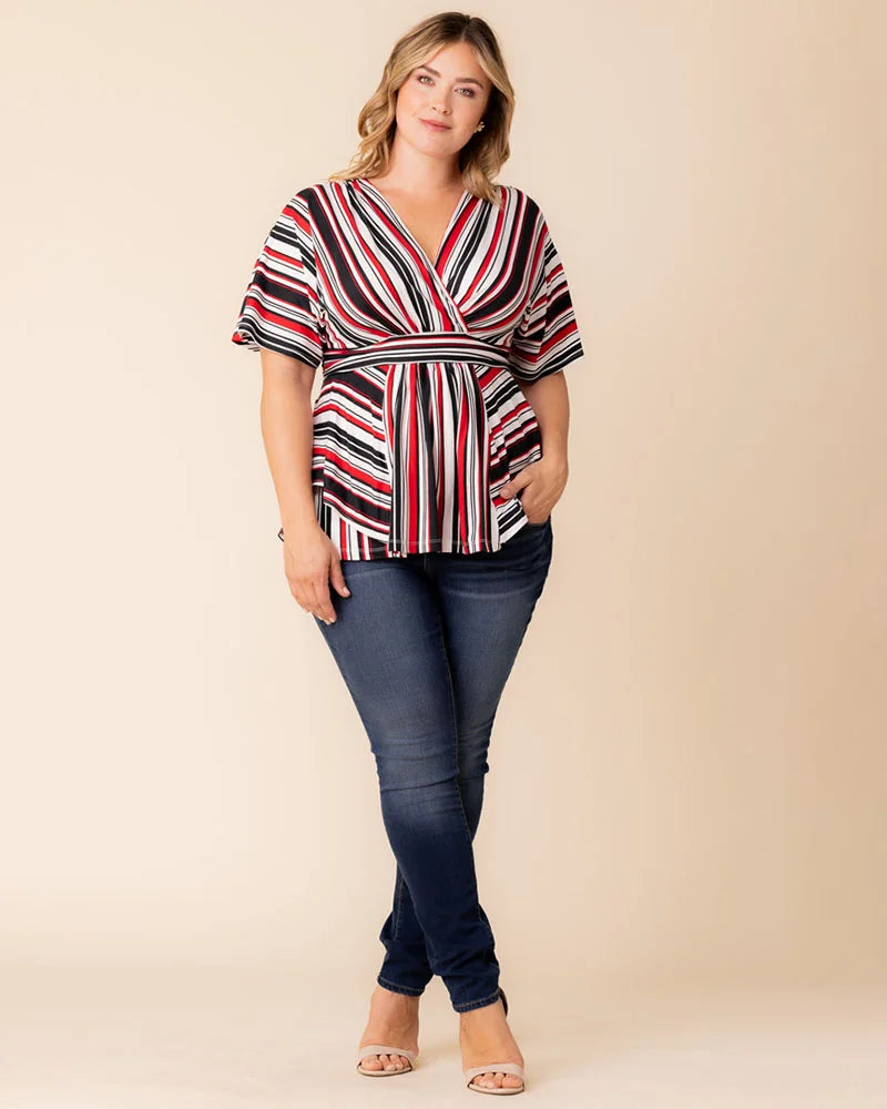 Delete - Boulevard Striped Top - Sale!