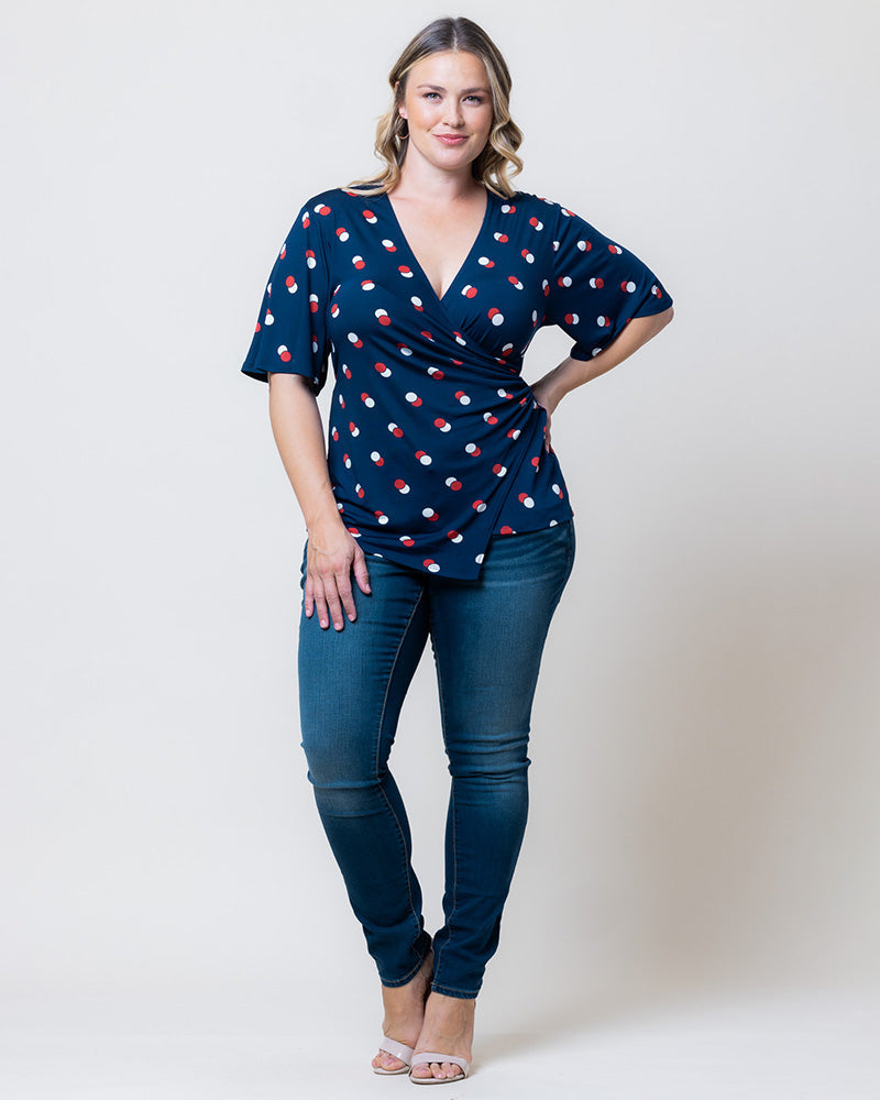 Stella Faux Wrap Top - Sale!