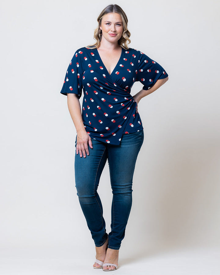 Stella Faux Wrap Top - Sale!