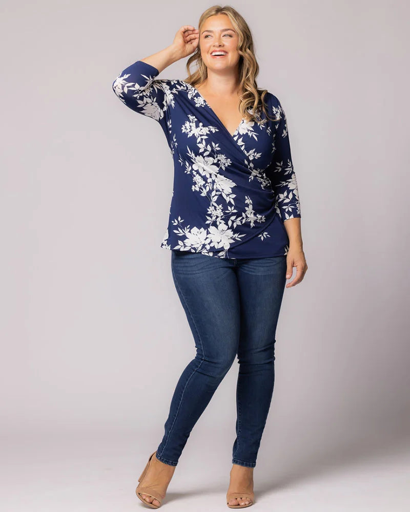 Femme Fatale Faux Wrap Top - Sale!